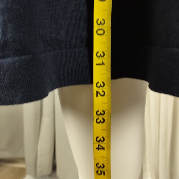 J. Crew Blue Lightweight 100% Cotton Tie At Collar Sleeveless Shift Dress Size S - Picture 7 of 11